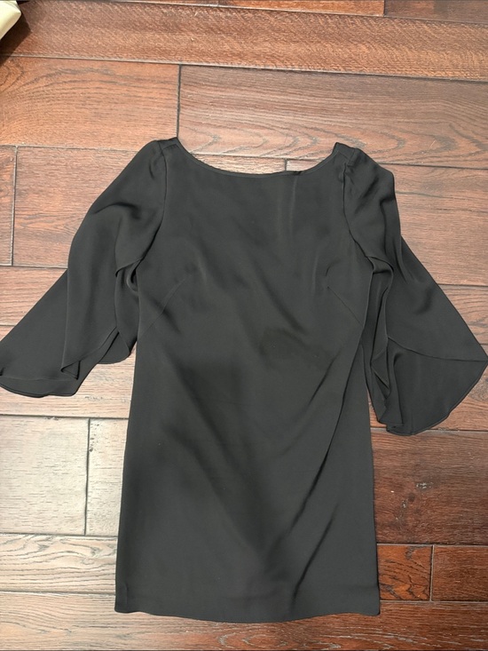 Milly Dresses & Skirts - Milly Black Mini Dress with Bell Sleeves